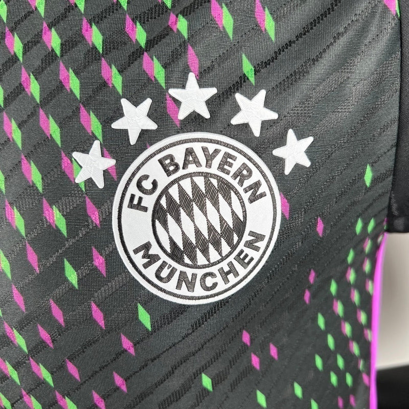 Camisa Bayern II 23/24 - Jogador Masculina - Preta