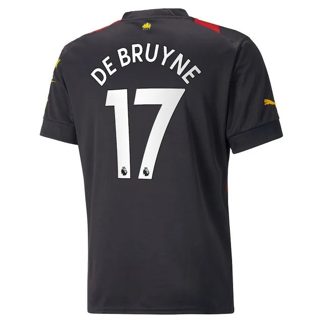 Camisa Manchester City II 22/23 - Torcedor Masculina Personalizada DE BRUYNE N° 17