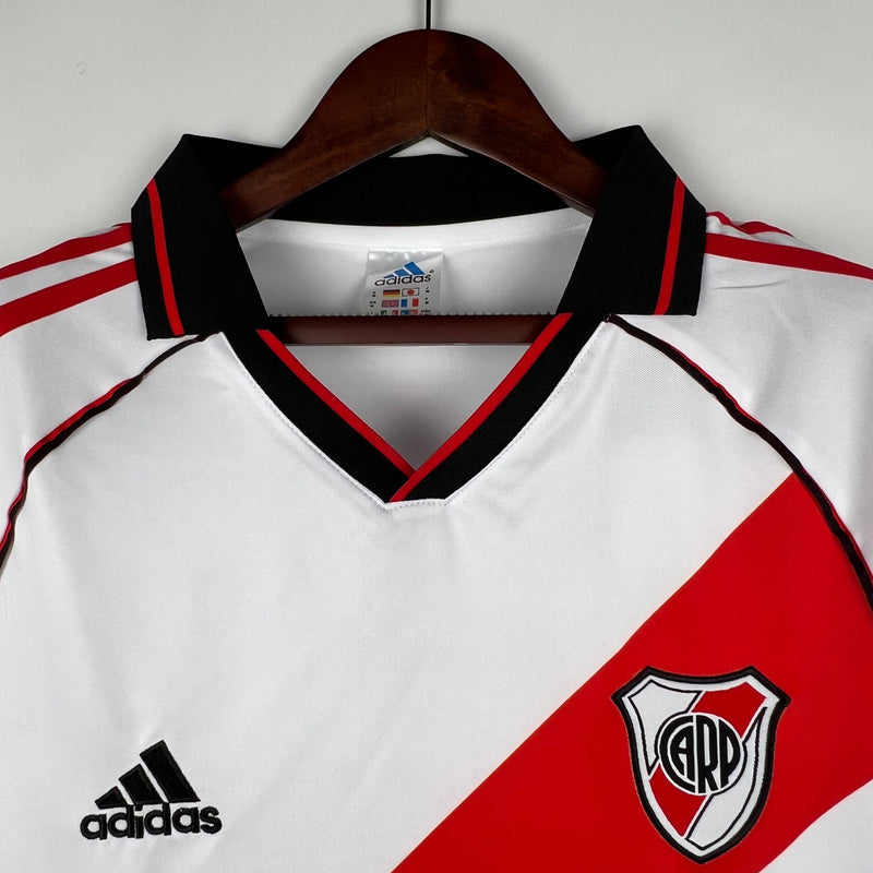 Camisa Retrô River Plate Home 2000/01 - Masculina - Branca