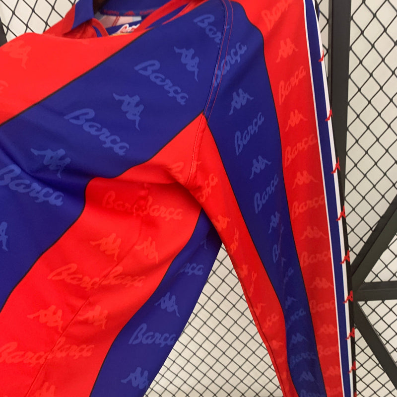 Camisa Manga Longa Retrô FC Barcelona 1996/97