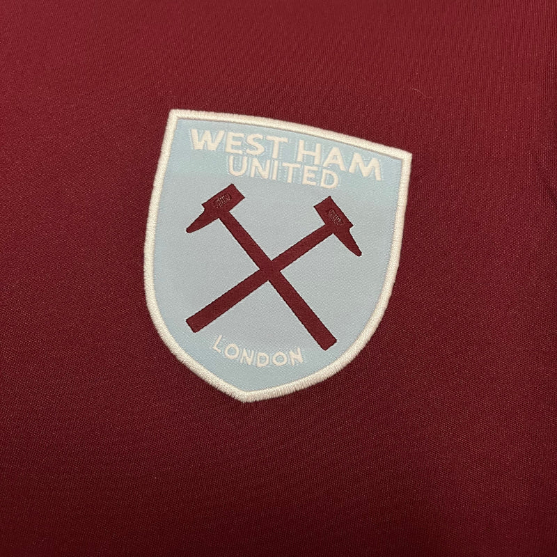 Camisa West Ham United Home 2024/25 - Vinho