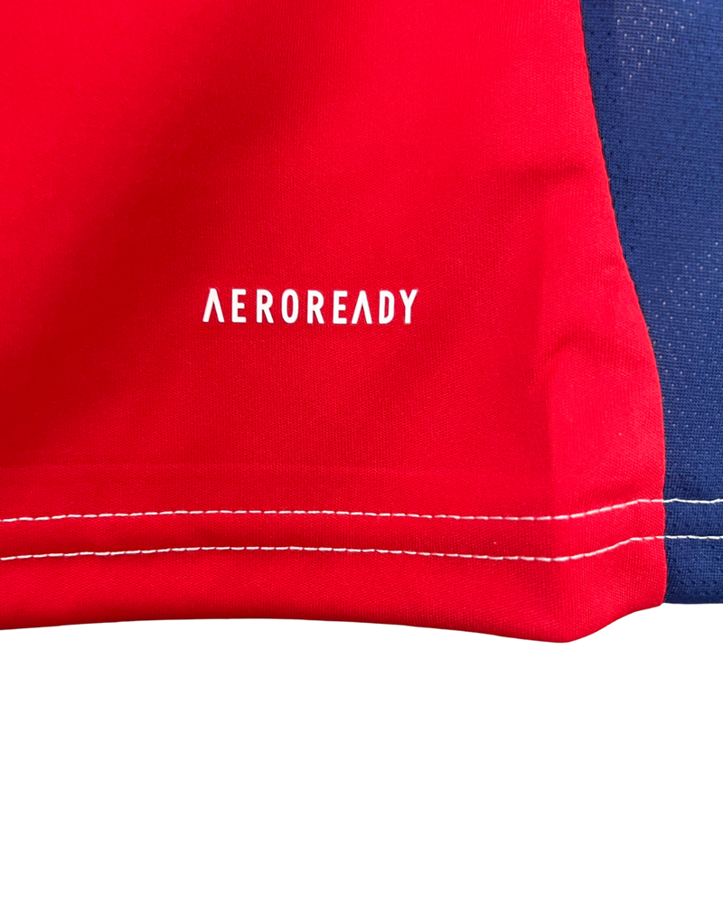 Camisa Arsenal I 24/25 - Torcedor Masculina - Branca com detalhes em azul e vermelho