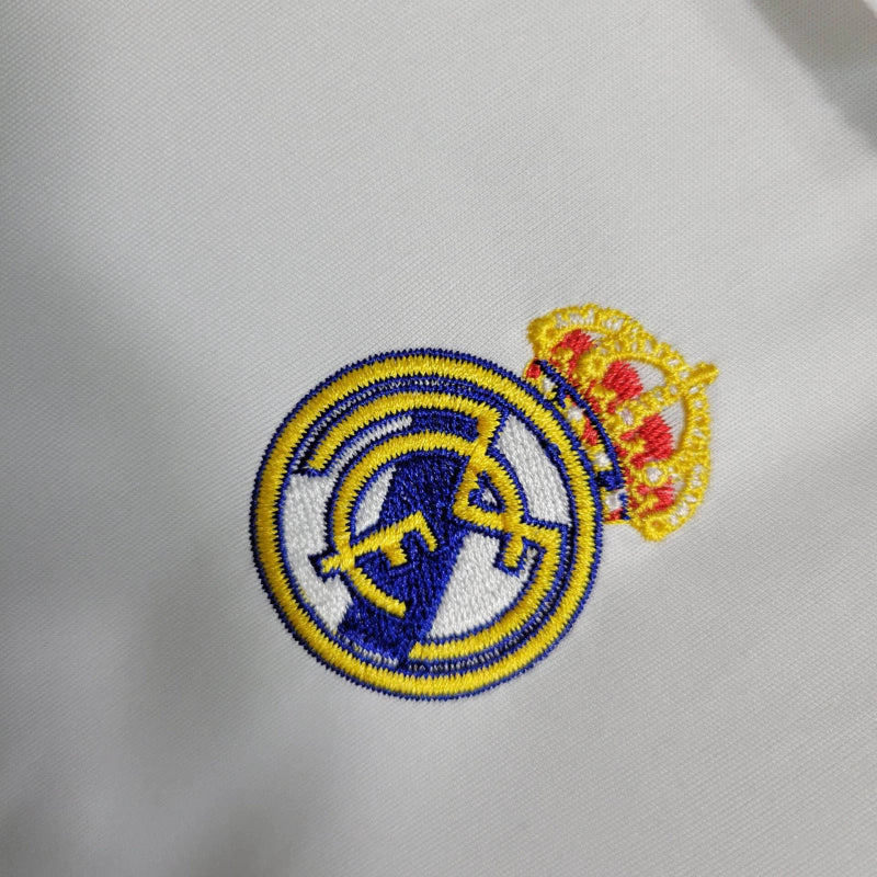 Kit Infantil Retrô Real Madrid 11/12 - Branca