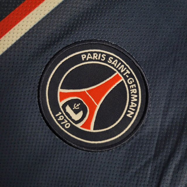Camisa Retrô Paris Saint German I 2012/2013 - Azul com detalhes em vermelho e branco