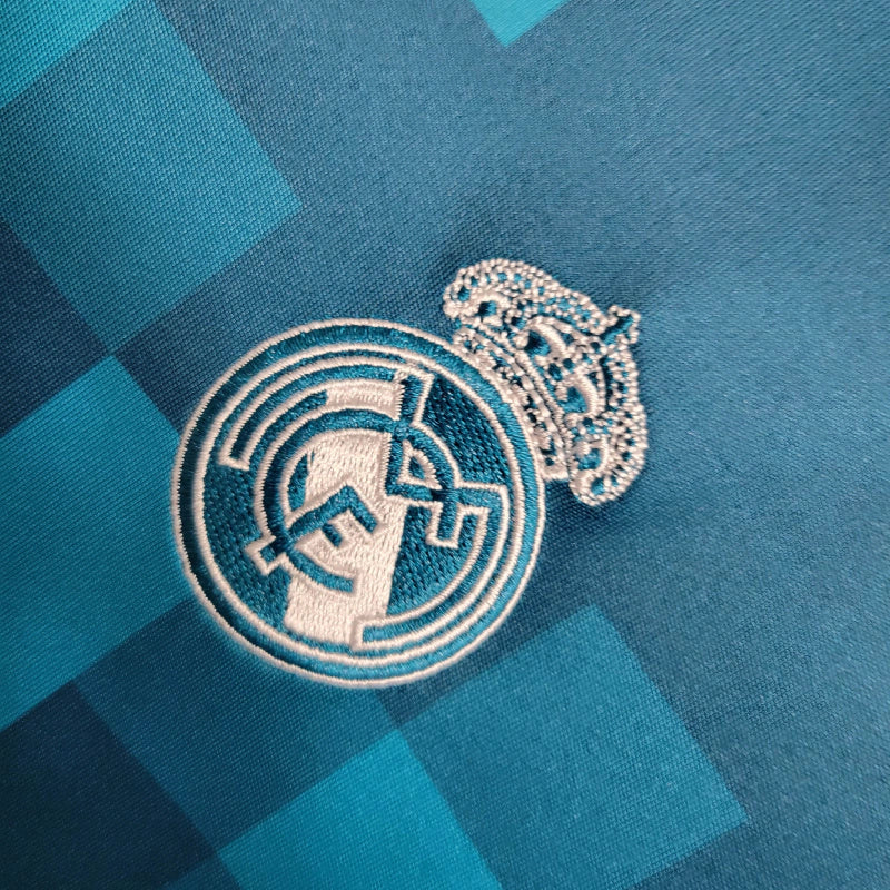 Kit Infantil Retrô Real Madrid 17/18 - Azul