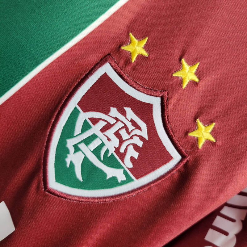 Camisa Retrô Fluminense I 2010 - Masculina - Vermelha com detalhes em branco