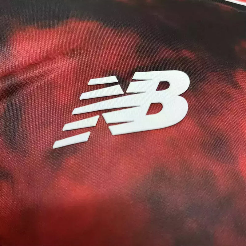Camisa São Paulo III 24/25 - Jogador  Masculina - Vermelha com detalhes em preto