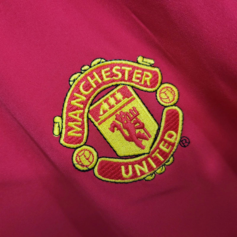 Camisa Retrô Manchester United I 2002/2004 manga longa - Masculina - Vermelha