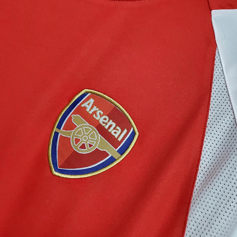 Camisa Retrô Arsenal I 02/04 - Masculina - Vermelha e branca