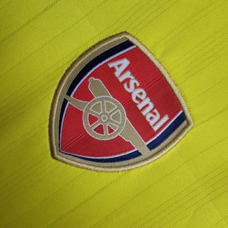 Camisa Retrô Arsenal II 2003/2004 - Masculina - Amarela com detalhes em azul