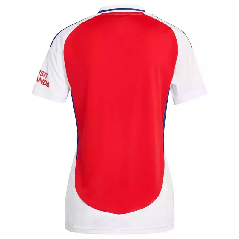 Camisa Arsenal I 24/25 - Torcedor Feminina - Vermelha com detalhes em branco