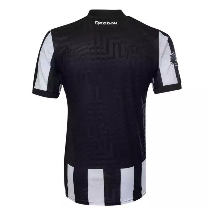 Camisa Botafogo I 23/24 - Torcedor Masculina - Preta e branca com patrocínio e Patch Libertadores 2024
