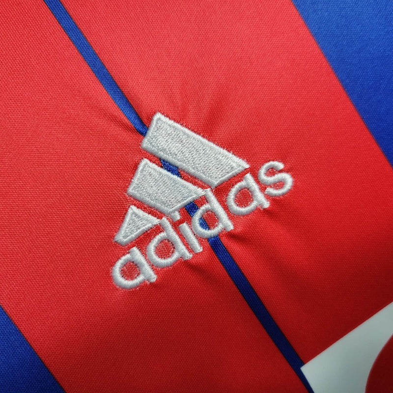 Camisa Retrô Bayern de Munique I 2014/2015 - Masculina- Azul e vermelha