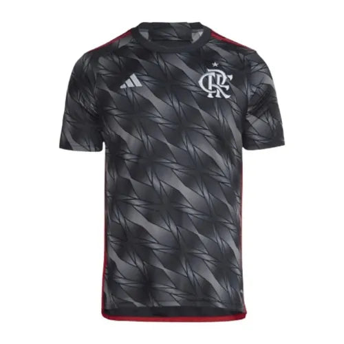 Camisa Flamengo III Third 24/25 Torcedor Masculina - Cinza e Preto
