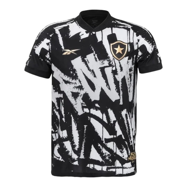 Camisa Botafogo Fourth 25/26 - Torcedor Masculina - Preta com detalhes em branco