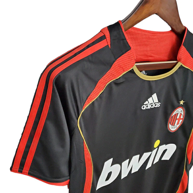 Camisa Retrô AC Milan II 2006 - Masculina - Preta