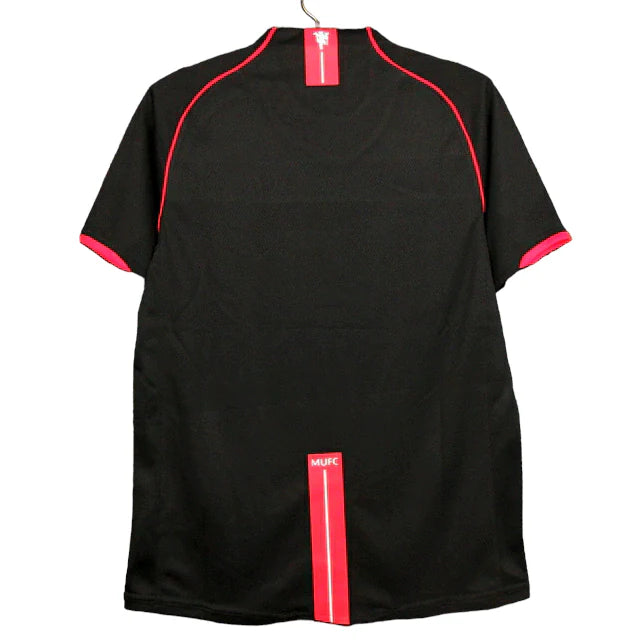 Camisa Manchester United Retrô 2007/2008 Preta - Torcedor Masculina