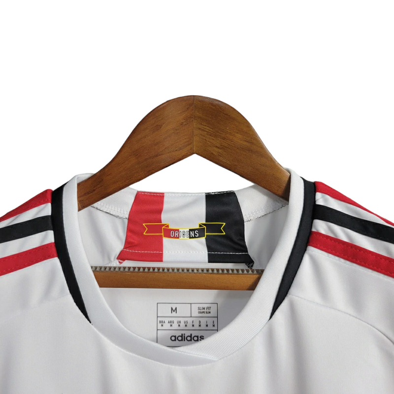 Camisa São Paulo I 23/24 - Torcedor Adidas Feminina - Branca