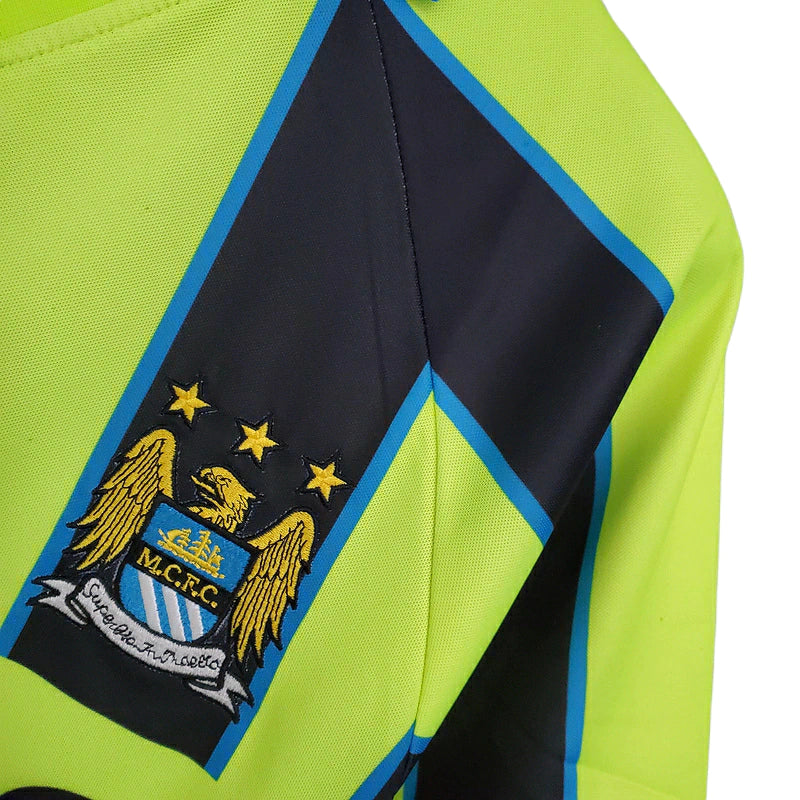 Camisa Manchester City Retrô 1998/1999 Amarela e Preta