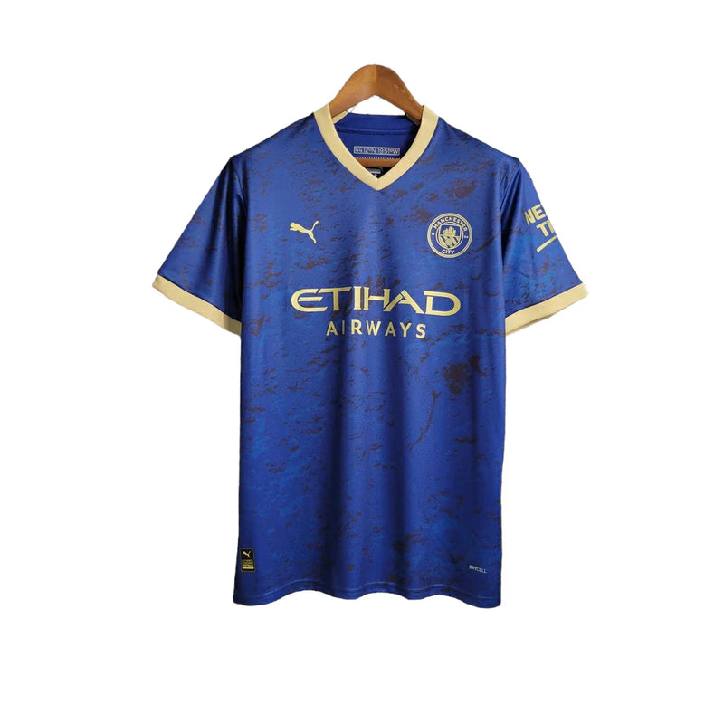 Camisa Manchester City 23/24 Torcedor Masculina - Azul