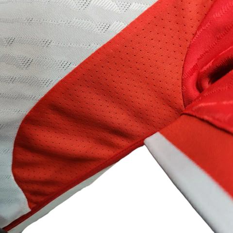 Camisa Bayern de Munique 23/24 - Jogador Masculina - Branca e vermelha