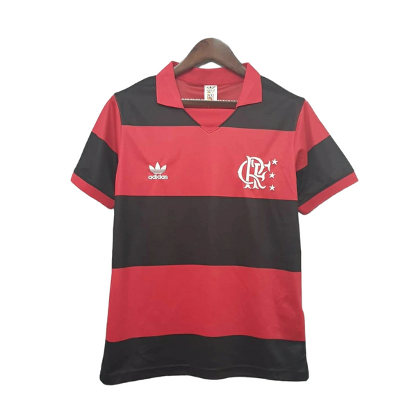 Camisa Flamengo Retrô 1982 Vermelha e Preta