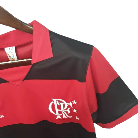 Camisa Flamengo Retrô 1982 Vermelha e Preta