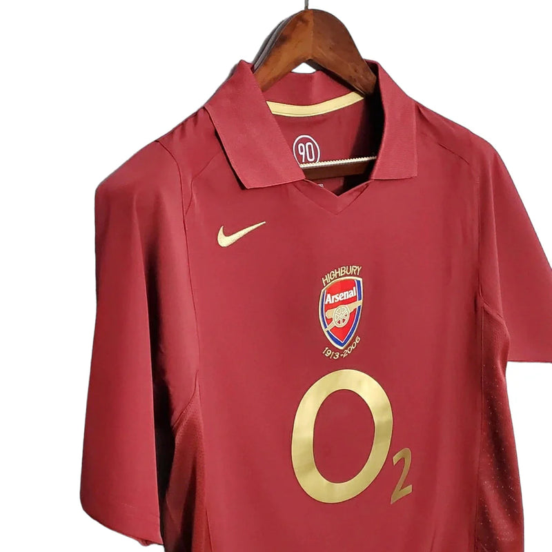 Camisa Retrô Arsenal 2005/06 Home