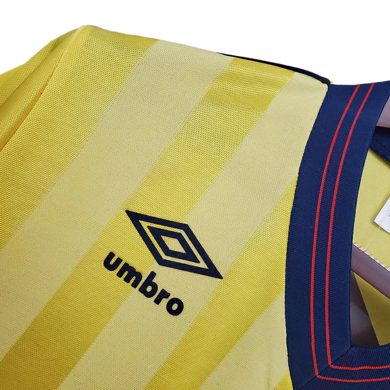 Camisa Arsenal Retrô 1983/1986 Amarela
