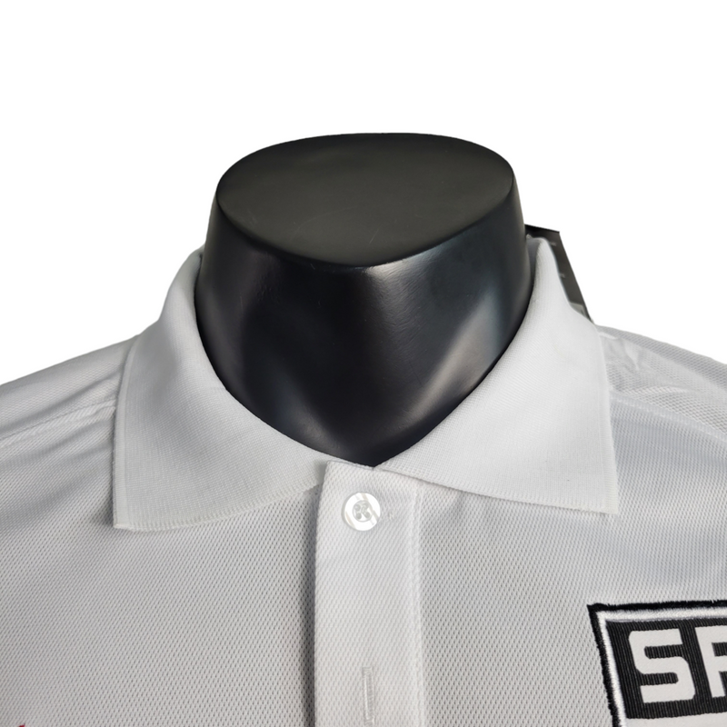 Camisa São Paulo 23/24 polo - Torcedor Masculina - Branca