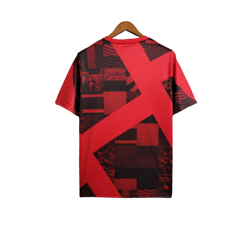 Camisa Flamengo I 23/24 - Feminina Adidas - Vermelho e Preto