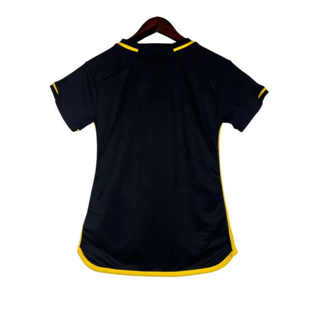 Camisa Atlético Mineiro Third 23/24 - Torcedor  Feminina - Preta e amarela