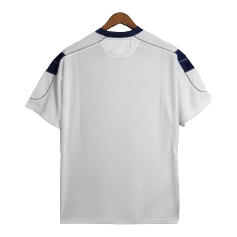 Camisa Retrô Manchester United II 99/00 - Masculina - Branca com detalhes em azul
