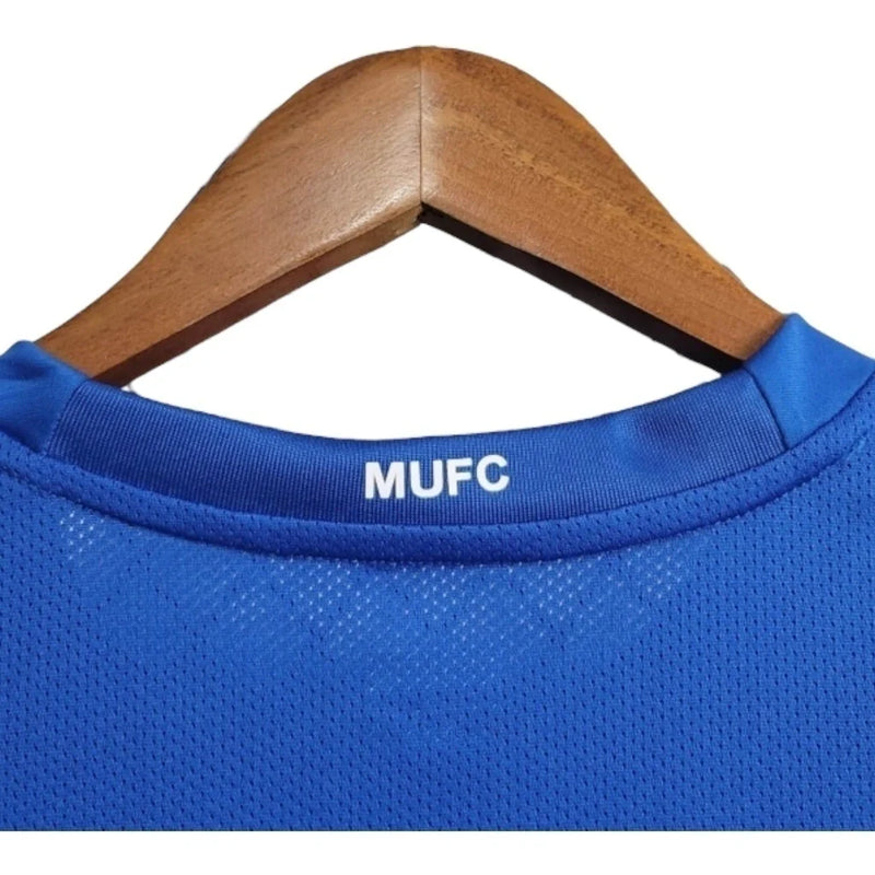 Camisa Retrô Manchester United II 2008/2009 manga longa - Torcedor Masculina - Azul