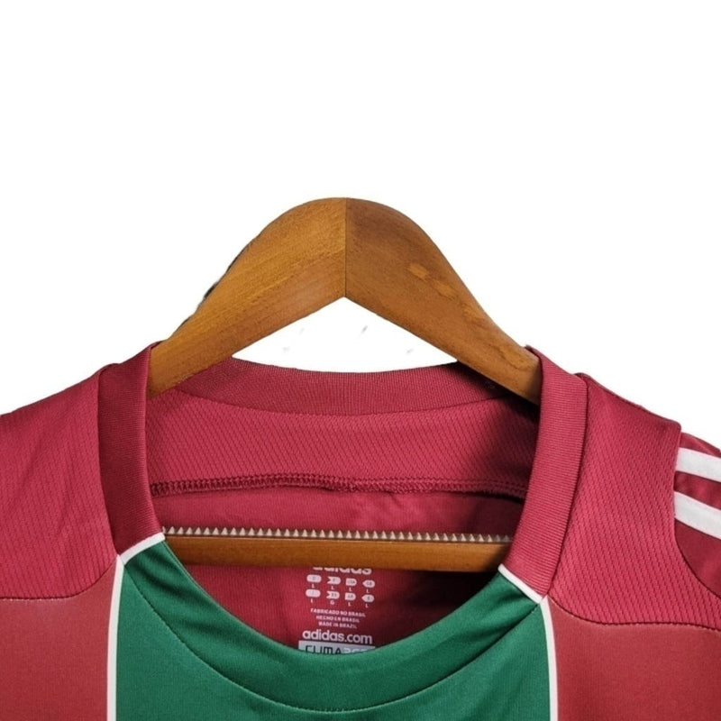 Camisa Retrô Fluminense I 2010 - Masculina - Vermelha com detalhes em branco