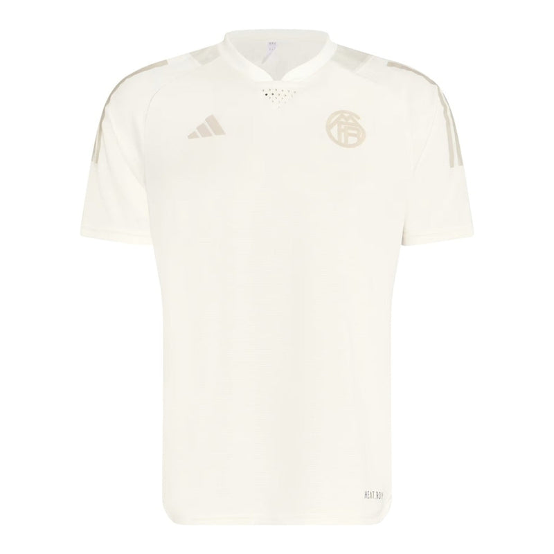 Camisa Bayern de Munique Champions League Pré-jogo 23/24 - Torcedor Masculina - Off white