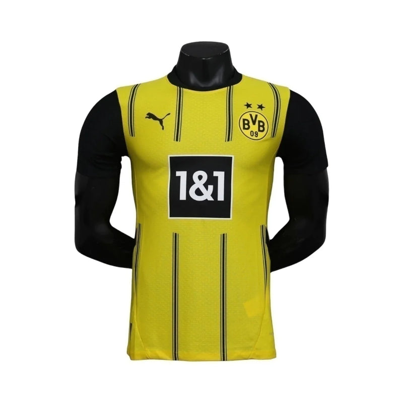 Camisa Borussia Dortmund I 24/25 - Jogador Masculina - Amarela e preta