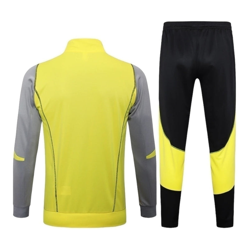 Conjunto Flamengo Treino 23/24 - Masculino - Amarelo e cinza