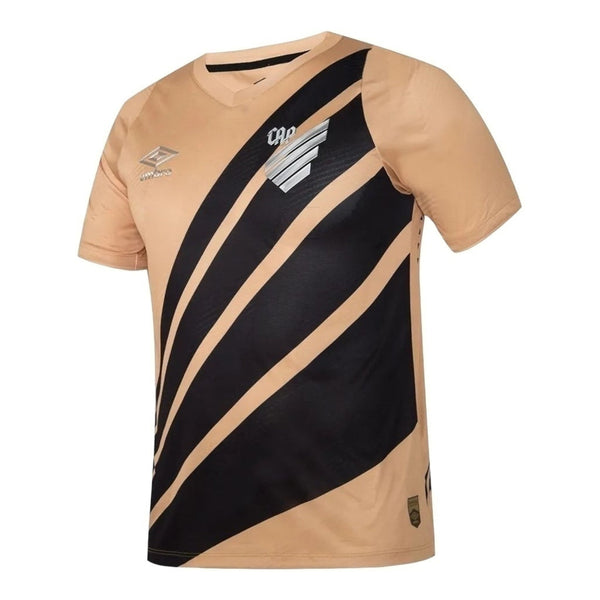 Camisa Athletico Paranaense II 24/25 - Torcedor Masculina - Dourada com detalhes em preto