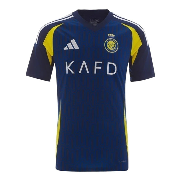 Camisa Al-Nassr II 24/25 - Torcedor Masculina - Azul com detalhes em amarelo e branco