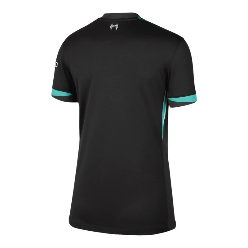 Camisa Liverpool II 24/25 - Torcedor Feminina - Preta com detalhes em verde
