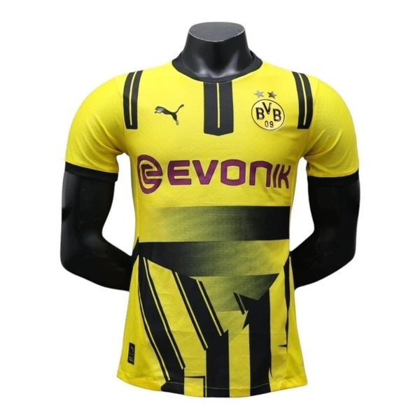 Camisa Borussia Dortmund Copas 24/25 - Jogador Masculina - Amarela com detalhes em preto