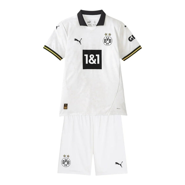 Kit Infantil Borussia Dortmund III 24/25 - Branco