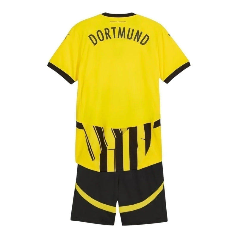 Kit Infantil Borussia Dortmund Edição especial Copas 24/25  - Amarelo e preto