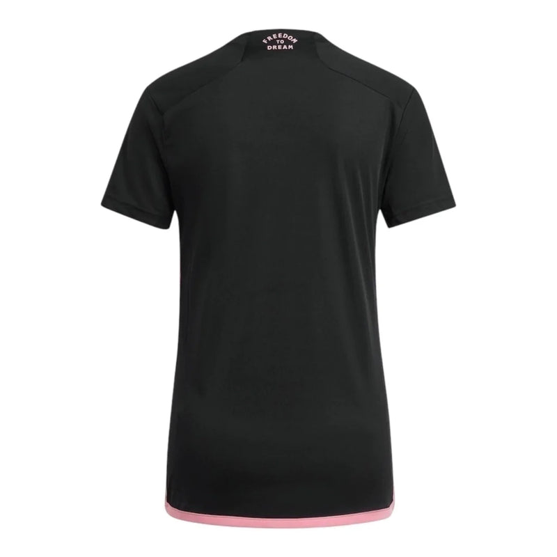Camisa Inter Miami II 24/25 - Torcedor Feminina - Preta com detalhes em rosa