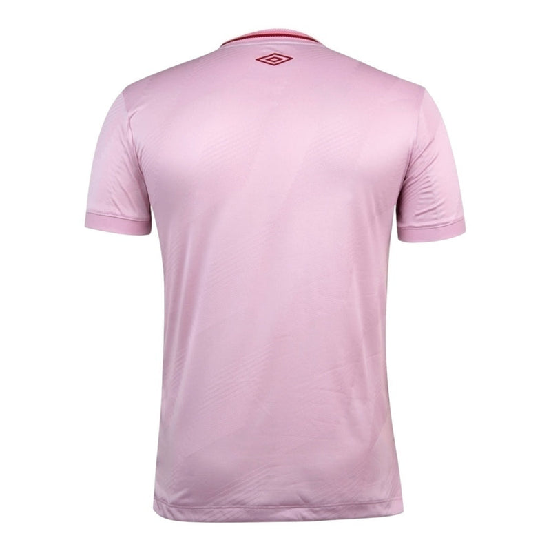 Camisa Athletico Paranaense Outubro Rosa 24/25 - Torcedor Masculina - Rosa com detalhes em vermelho
