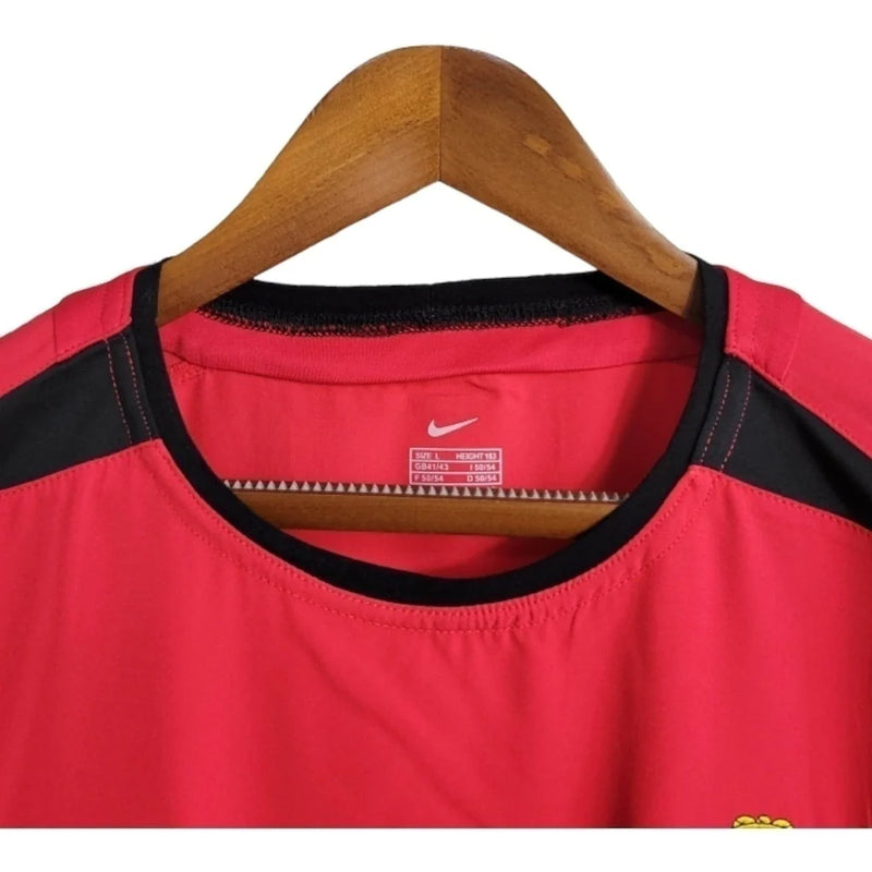 Camisa Retrô Manchester United I 2002/2004 manga longa - Masculina - Vermelha