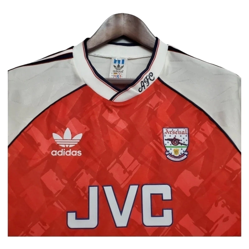 Camisa Retrô Arsenal I 90/92 - Masculina  - Vermelha e branca