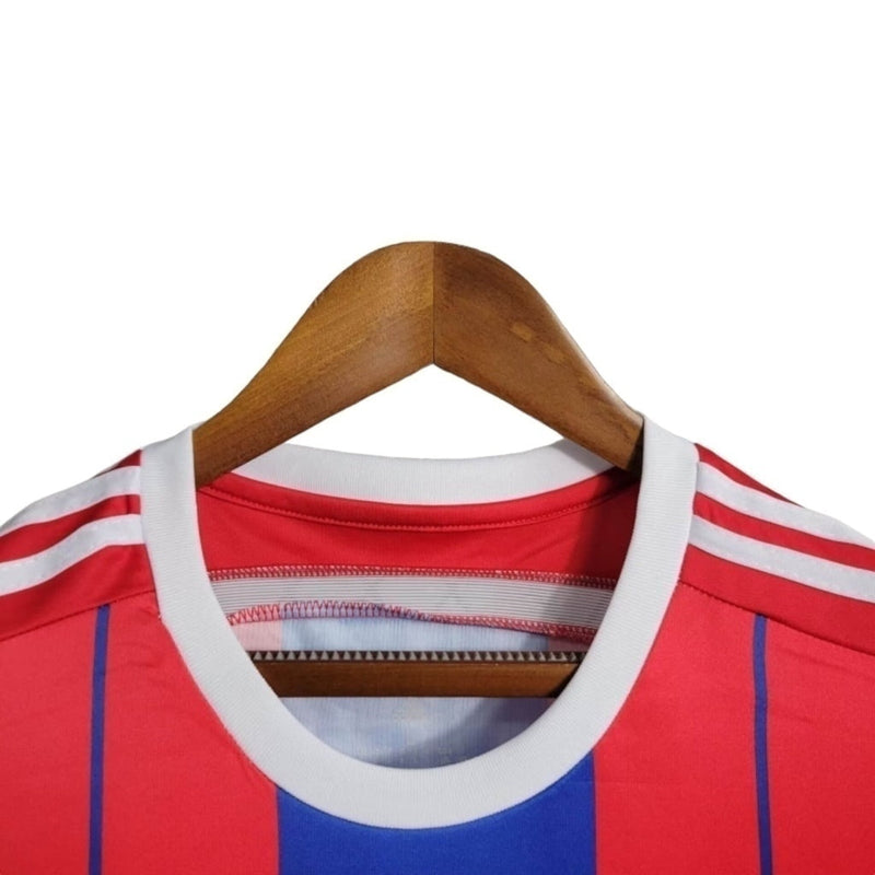 Camisa Retrô Bayern de Munique I 2014/2015 - Masculina- Azul e vermelha