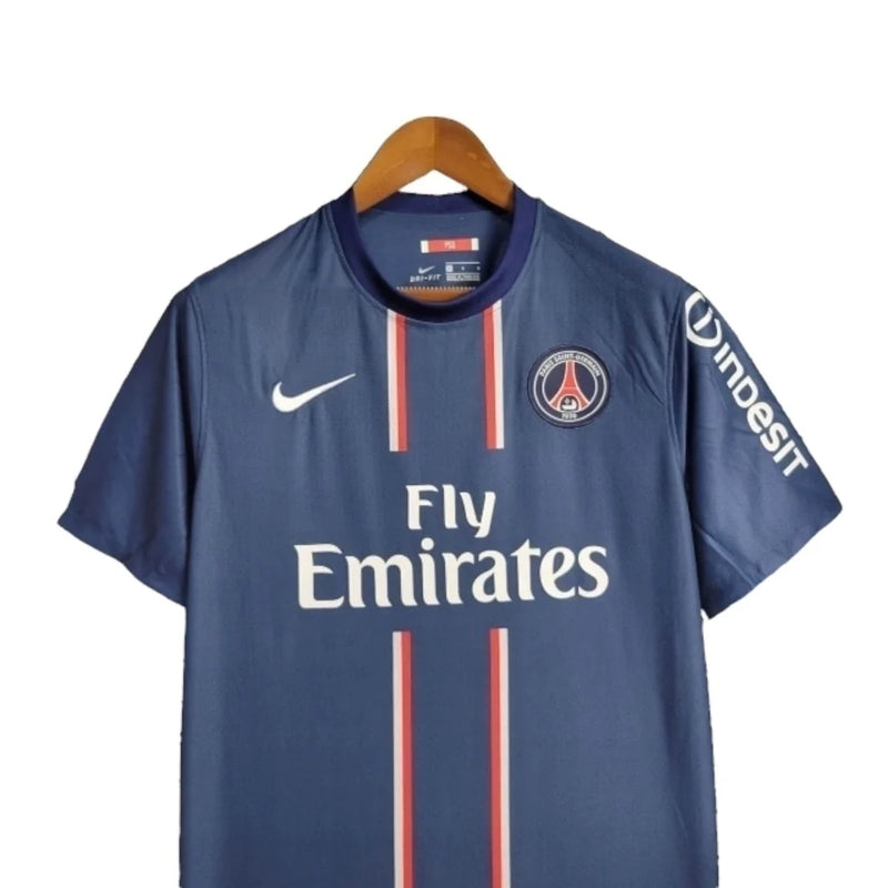Camisa Retrô Paris Saint German I 2012/2013 - Azul com detalhes em vermelho e branco